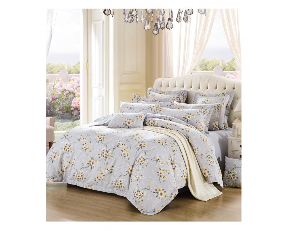Silk Camel Luxury Cotton 3 Piece Bedding Set Duvet