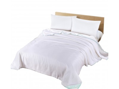 Silk Camel Luxury Allergy-Free Comforter Filled with 100% Natural Long Strand Mulberry Silk for Spring Season (55 to 70 Degree F)