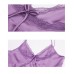 Wensli Silk Pajamas - Voilet