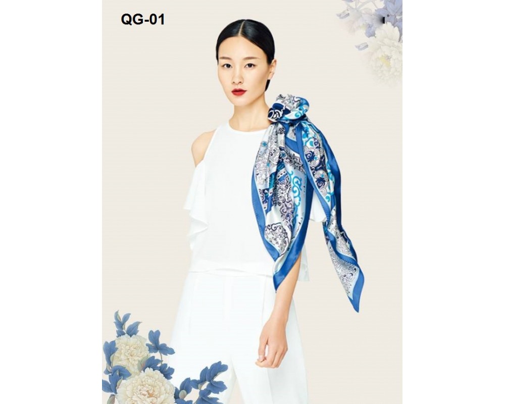 women's silk scarves square